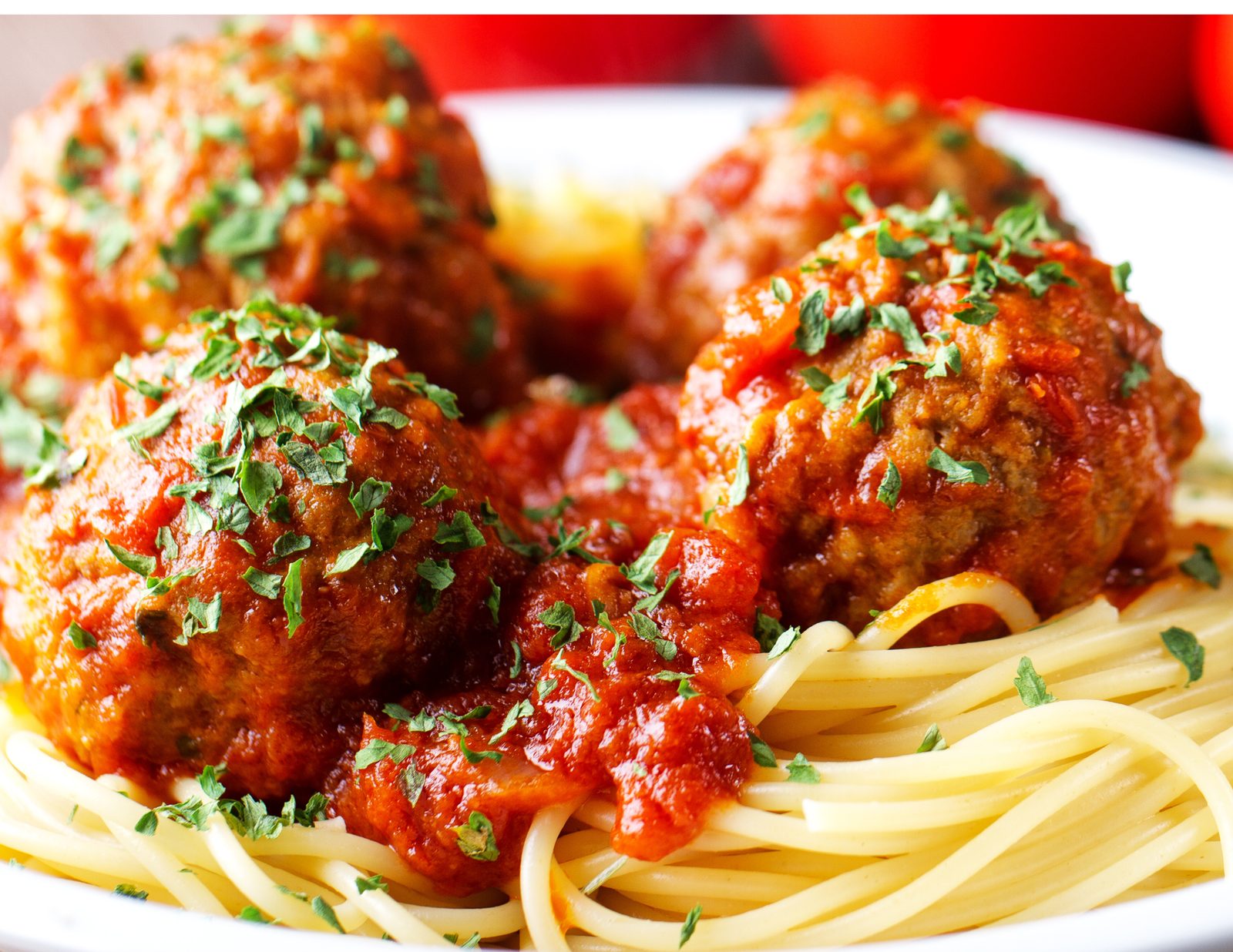 Baked Spaghetti & Meatballs