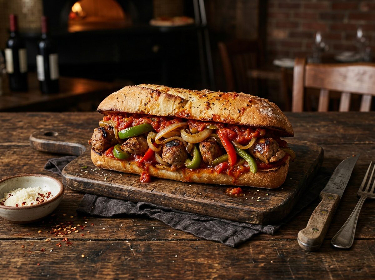 Sausage, Peppers & Onions